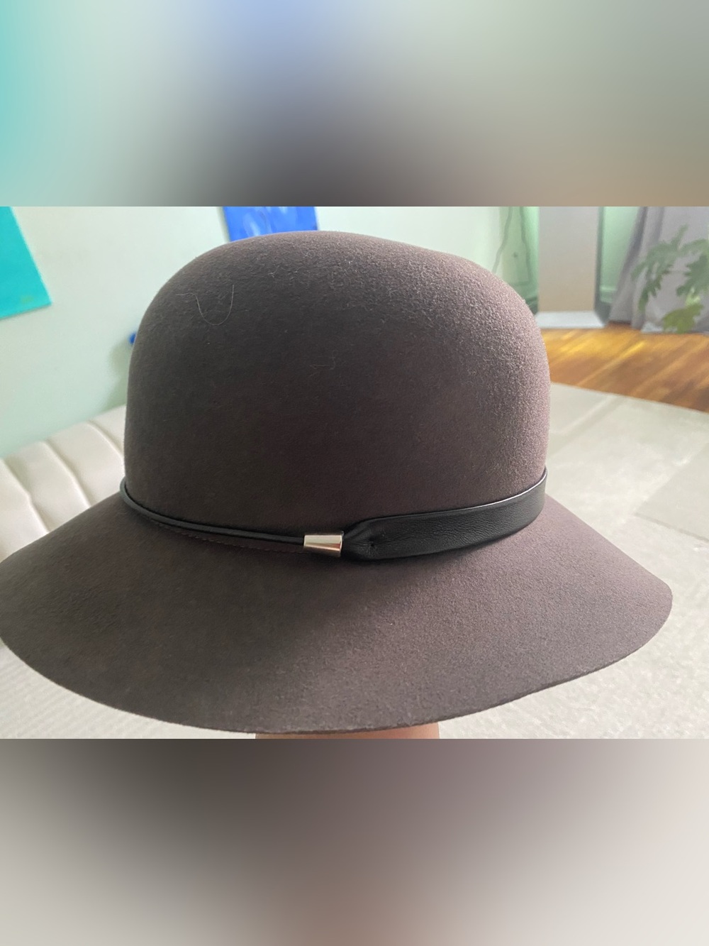 RAG & BONE VINTAGE 100% WOOL FEDORA, SIZE M, NEW